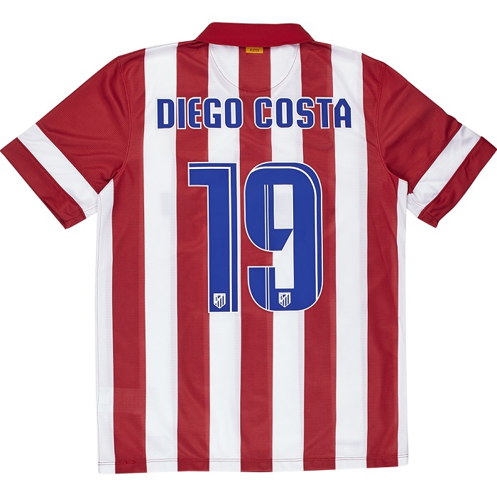 Atletico Madrid name and number kit 13/14