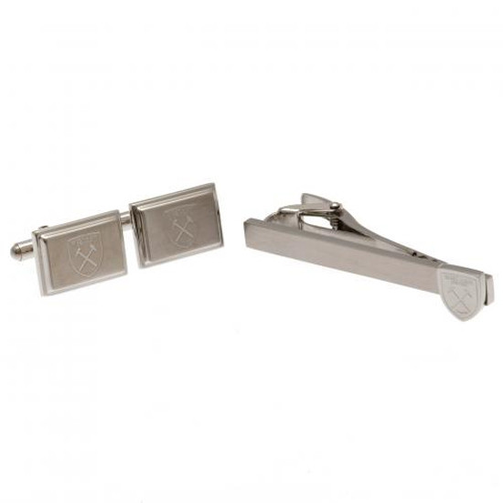 West Ham United FC Tie Slide & Cufflink Set