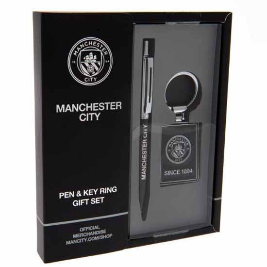 Manchester City FC Pen & Keyring Set