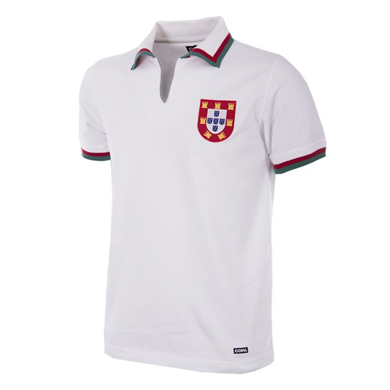 Portugal 1972 Away Short Sleeve Retro Football Shirt