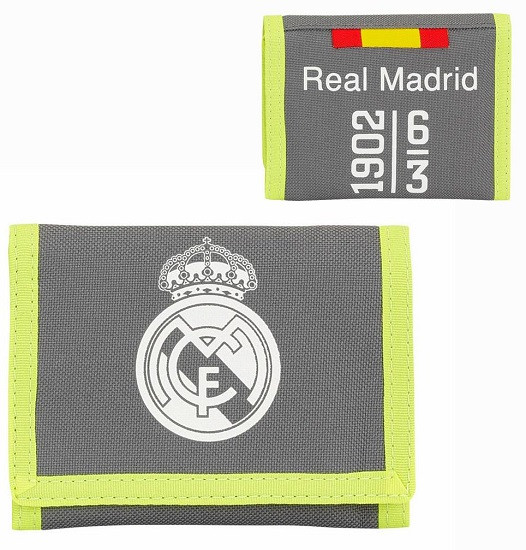Real Madrid wallet - grey