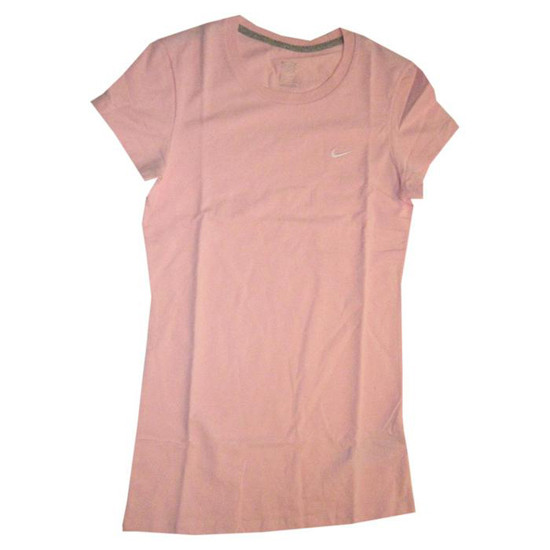 crew neck solid tee - womens - pink