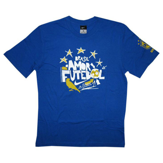 Brazil t-shirt World Cup 2010 - blue