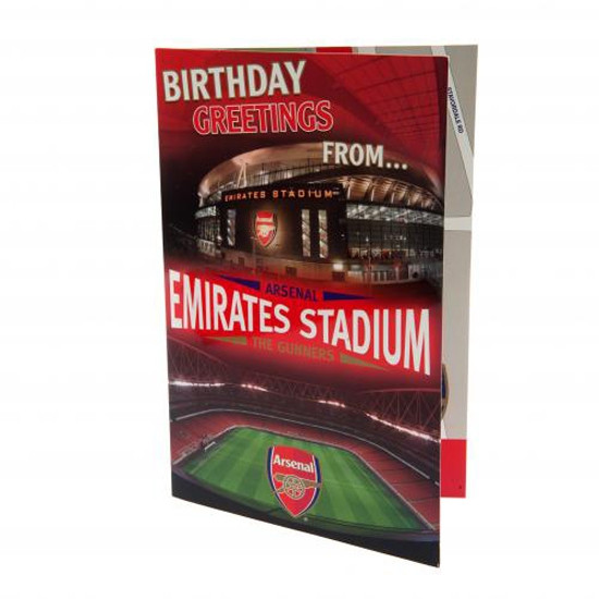 Arsenal Fc Pop Up Birthday Card