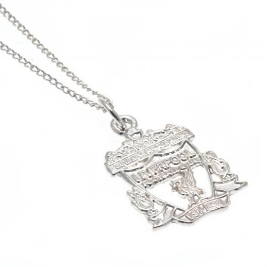 Liverpool FC Sterling Silver Pendant & Chain CR