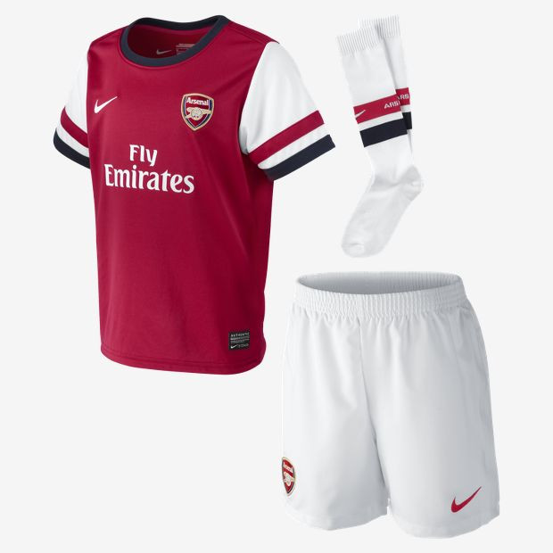 Arsenal home kit little boys 201214
