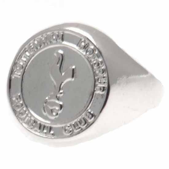 Tottenham Hotspur FC Silver Plated Crest Ring Medium