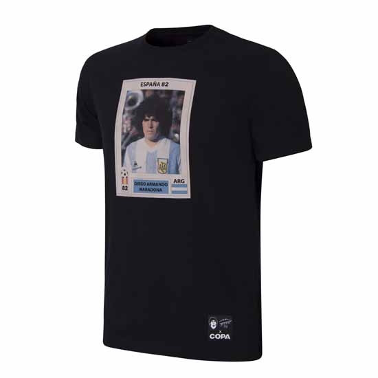 Maradona Magic: COPA Argentina Football Sticker T-Shirt