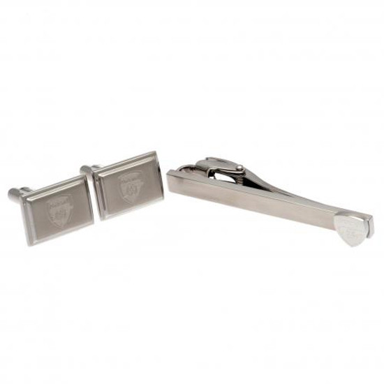 Arsenal FC Tie Slide & Cufflink Set