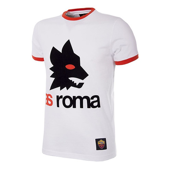 AS Roma Retro Logo T-Shirt | White