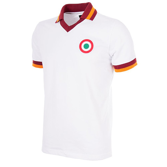 AS Roma Away 1980-81 Short Sleeve Retro Football Shirt