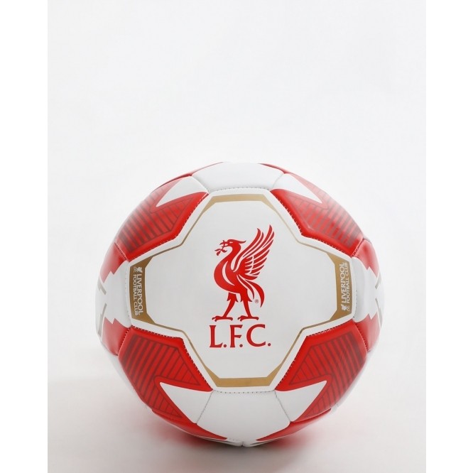 Liverpool Size 5 Football - red-white