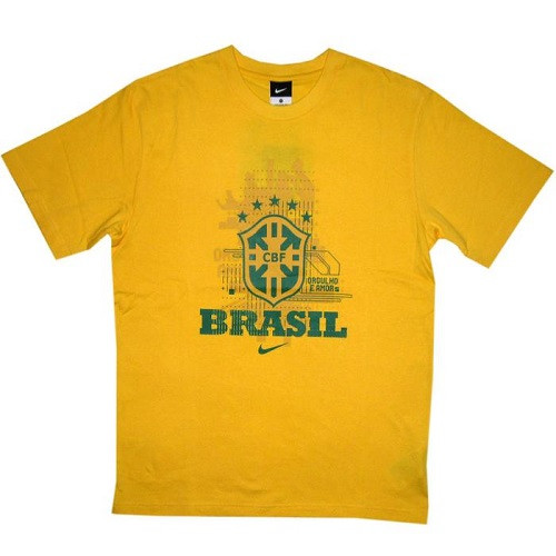 Brazil football tee - yellow