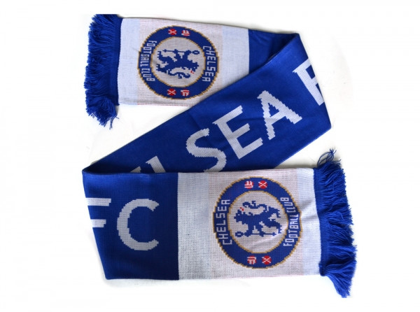 Chelsea soccer scarf - blue white