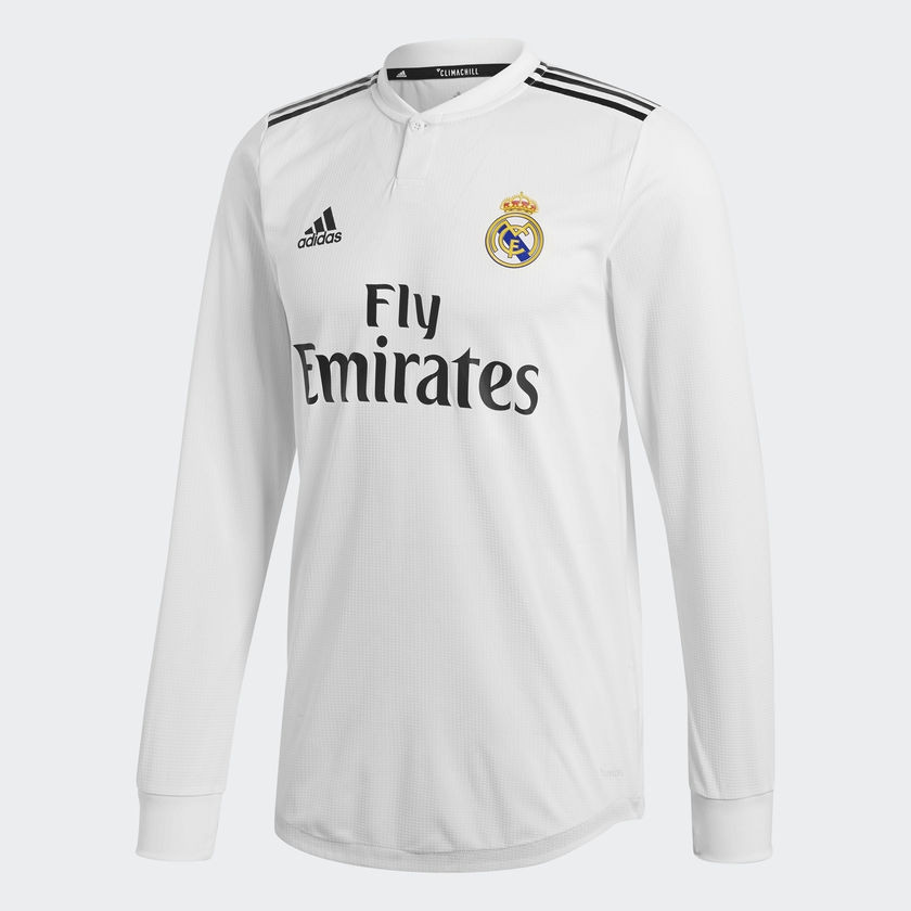 Real Madrid home jersey L/S - authentic