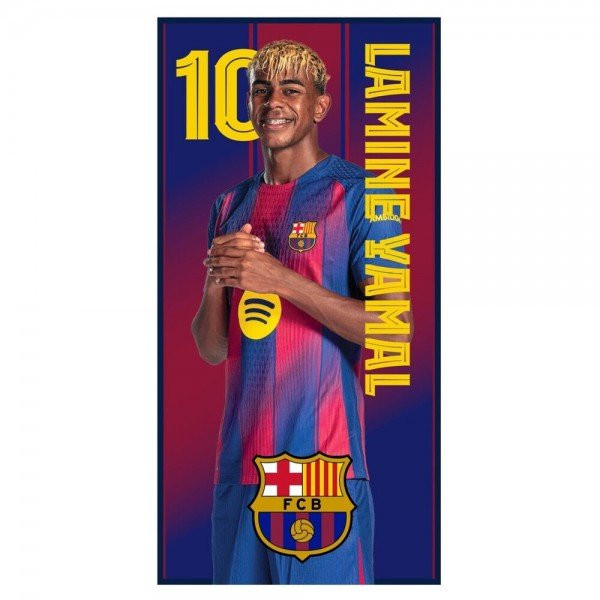 FC Barcelona towel Lamine Yamal 10 - 70 x 140 cm