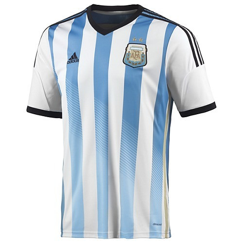 ウェア 14's World Cup Argentina Home Game SH Argentina Home Jersey 2014 Adidas Youth Short Sleeve