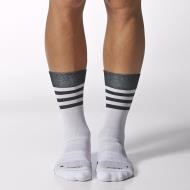 Adidas crew light weight socks - white