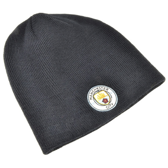 Manchester City beanie hat - navy - new logo