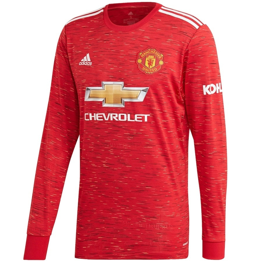 Man United 20/21 L/S home jersey