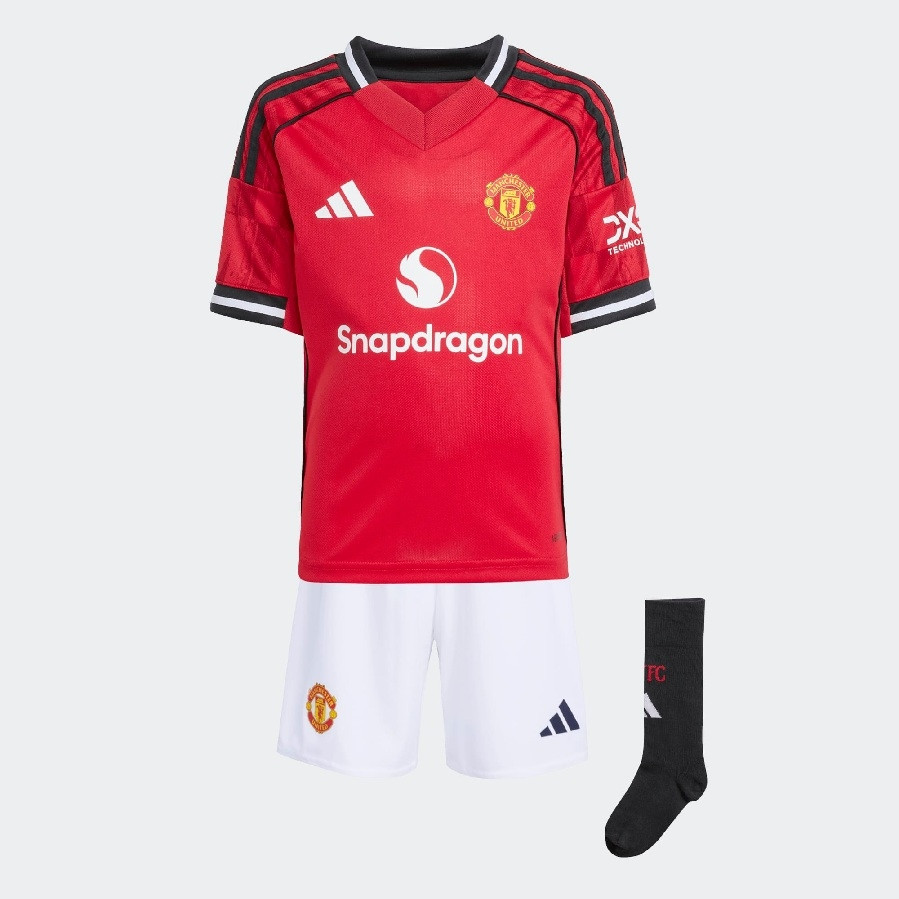 Manchester United home mini kit 2025/26 - little boys