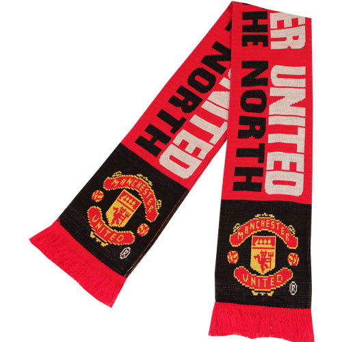 Manchester united scarf - pride of the north