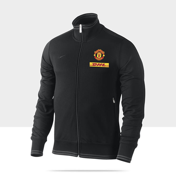 Manchester United track top 2012/13 - black - youth