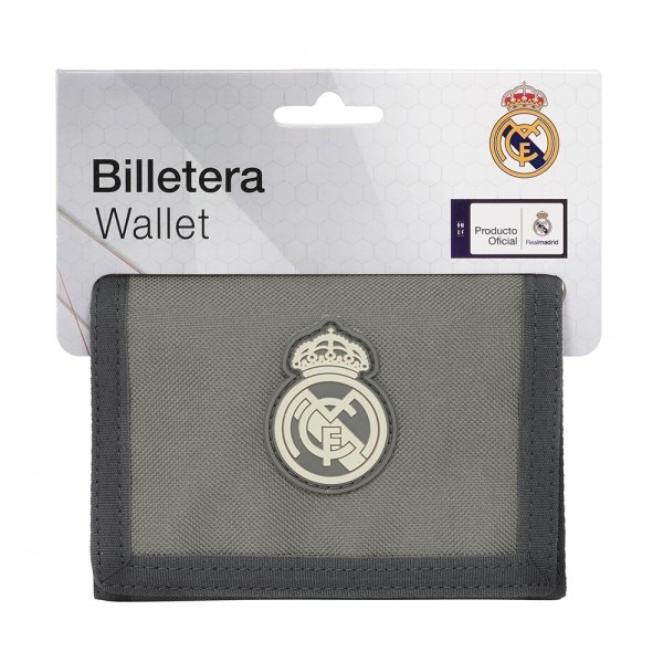 Real Madrid wallet - grey