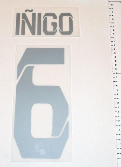 Real Sociedad home - away print 13/14 - Inigo 6