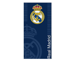 Real Madrid beach towel navy