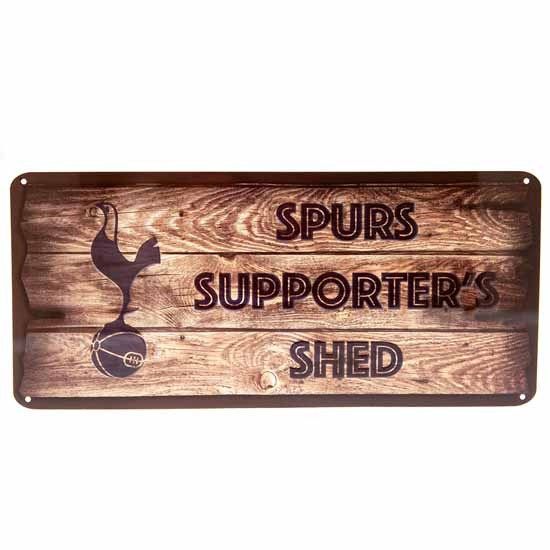 Tottenham Hotspur FC Shed Sign - Front View