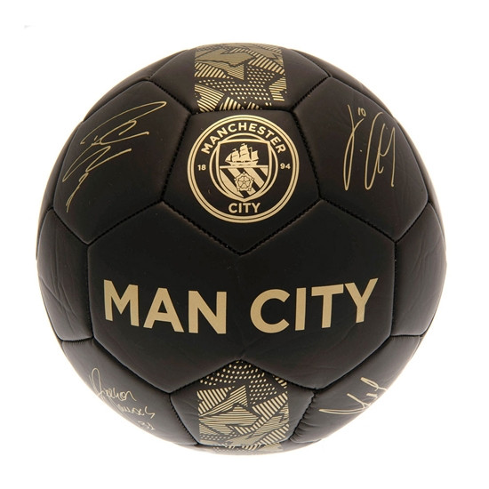 MCFC Signature Gold PH Skill Ball - Front View