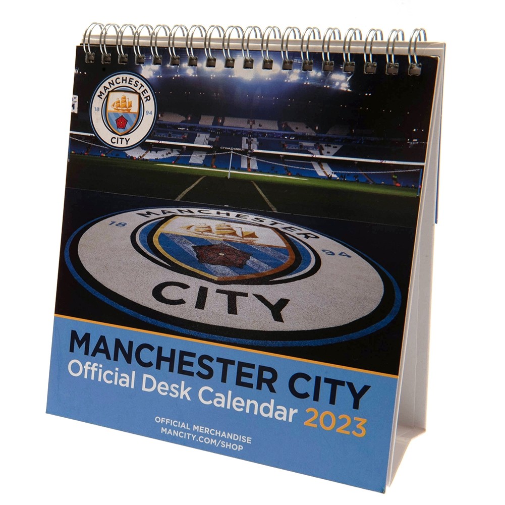 Manchester City desktop calendar 2023