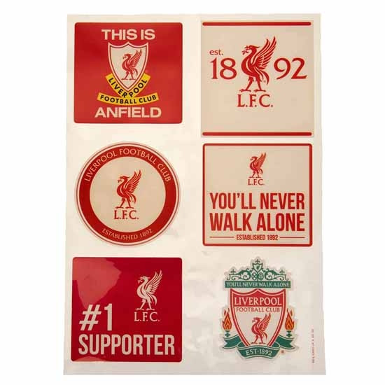 Liverpool FC Car Decal Set - Main Product Image