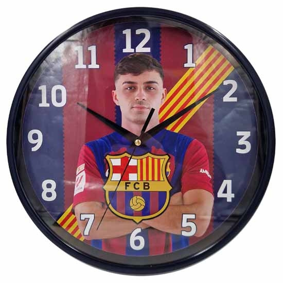FC Barcelona Pedri wall clock