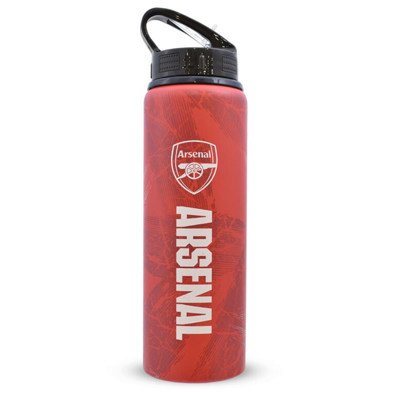 Arsenal alu drinks bottle - red