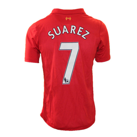 Liverpool home jersey - Suarez 7