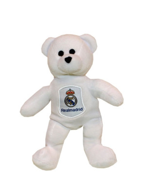 Real Madrid beanie bear - white - logo