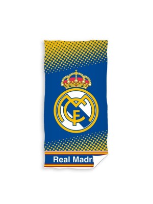 Real Madrid towel - yellow dots