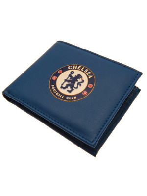 Chelsea FC Coloured Polyurethane Wallet - Front View