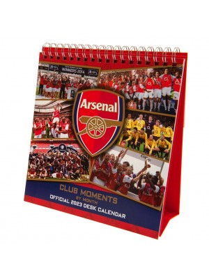 Arsenal desktop calendar 2023