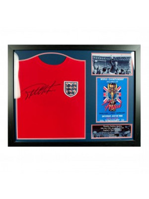 England FA Sir Geoff Hurst Signed Shirt (Framed)
