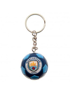 Manchester City FC Football Keyring