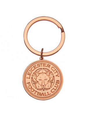 Leicester City FC Rose Gold Plated Keyring