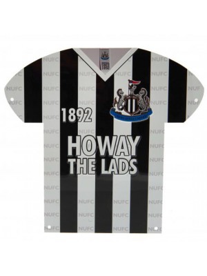 Newcastle United FC Metal Shirt Sign