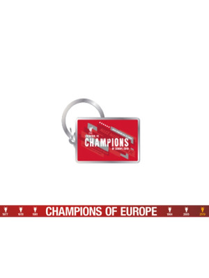 Liverpool FC Champions Of Europe Keyring