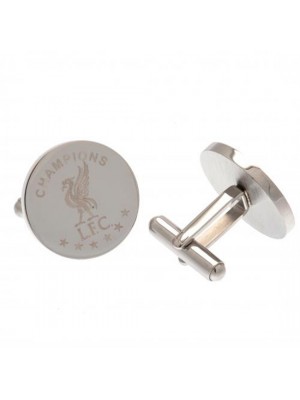 Liverpool FC Champions Of Europe Stainless Steel Cufflinks RD