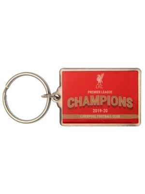 Liverpool FC Premier League Champions Keyring with Trophy