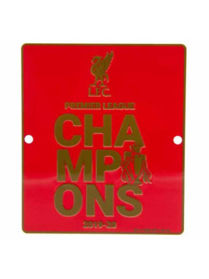 Liverpool FC Premier League Champions Window Sign