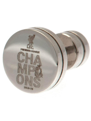 Liverpool FC Premier League Champions Stainless Steel Stud Earring - Official Club Jewelry